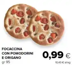 Oasi Focaccina con pomodorini e origano offerta