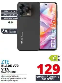 Comet ZTE blade V70 vita smartphone offerta