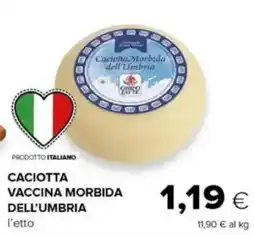 Oasi Griffo latte caciotta vaccina morbida dell'umbria offerta