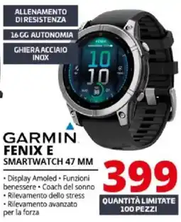 Comet Garmin fenix e smartwatch 47 mm offerta