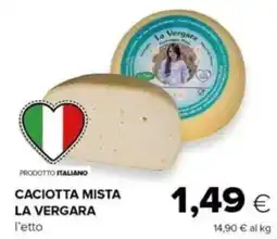 Oasi Caciotta mista LA VERGARA offerta