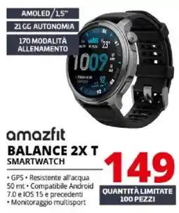 Comet Amazfit balance 2X T smartwatch offerta