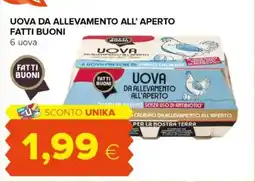 Oasi Uova da allevamento all'aperto FATTI BUONI offerta