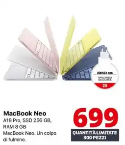 Comet MacBook Neo offerta