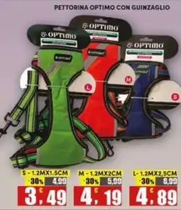 Maury's Pettorina optimo con guinzaglio S-1.2MX1.5CM offerta