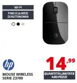 Comet Hp mouse wireless serie Z3700 offerta