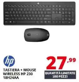 Comet Tastiera + mouse wireless hp 230 offerta