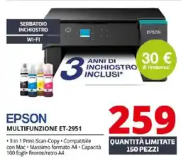 Comet EPSON MULTIFUNZIONE ET-2951 offerta