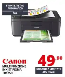 Comet Canon MULTIFUNZIONE INKJET PIXMA TR47551 offerta
