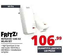 Comet FRITZ! REPEATER 1240 AX WLAN SET offerta