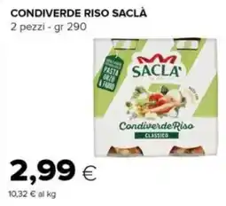 Oasi Condiverde riso SACLÀ offerta