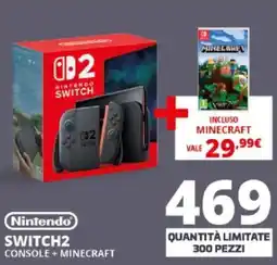 Comet Nintendo switch2 console + minecraft offerta