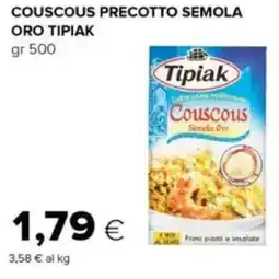 Oasi Couscous precotto semola ORO TIPIAK offerta