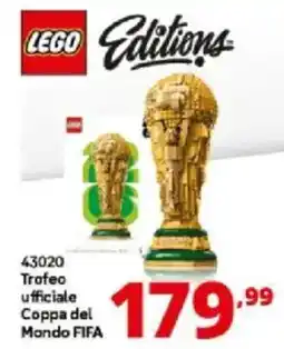 Comet Lego 43020 trofeo ufficiale coppa del mondo fifa offerta