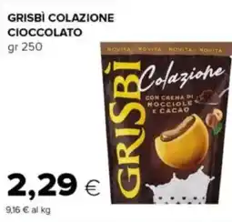 Oasi Grisbì colazione cioccolato offerta