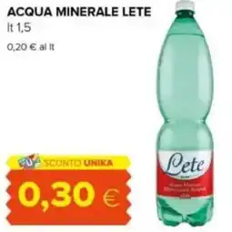 Oasi Acqua minerale LETE offerta