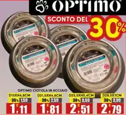 Maury's Optimo ciotola in acciaio D15xH4,8 cm offerta