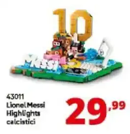 Comet Lego 43011 lionel messi highlights calcistici offerta