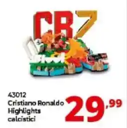 Comet Lego 43012 cristiano ronaldo highlights calcistici offerta