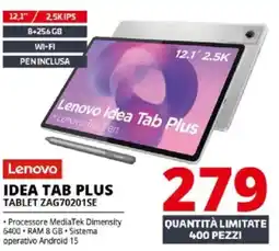 Comet Lenovo IDEA TAB PLUS TABLET ZAG70201SE offerta