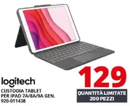 Comet logitech CUSTODIA TABLET PER IPAD 7A/8A/9A GEN. 920-011438 offerta