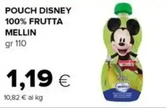 Oasi Pouch disney 100% frutta MELLIN offerta