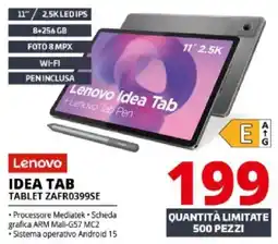 Comet Lenovo IDEA TAB TABLET ZAFR0399SE offerta