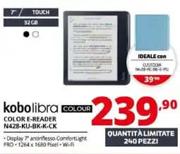 Comet kobolibra COLOR E-READER N428-KU-BK-K-CK offerta