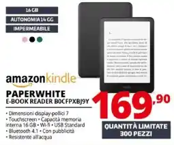 Comet amazonkindle PAPERWHITE E-BOOK READER BOCFPXBJ9Y offerta