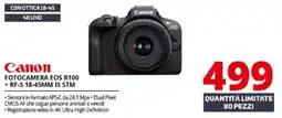 Comet Canon FOTOCAMERA EOS R100 + RF-S 18-45MM IS STM offerta