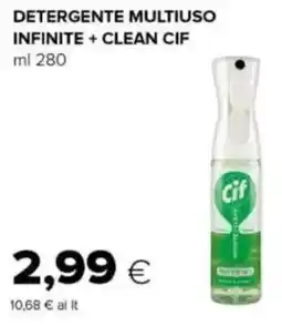 Oasi Detergente multiuso infinite + clean CIF offerta