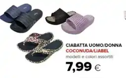 Oasi Ciabatta uomo/donna COCONUDA/LIABEL offerta