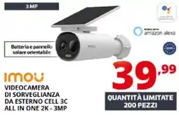Comet Imou videocamera di sorveglianza da esterno cell 3C all in one 2K-3MP offerta