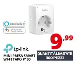 Comet Tp-link mini presa smart wi-fi tapo P100 offerta