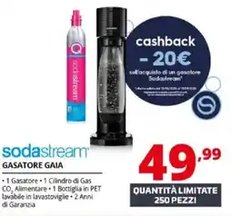 Comet Sodastream gasatore gaia offerta