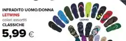 Oasi Infradito uomo/donna LETWINS classiche offerta