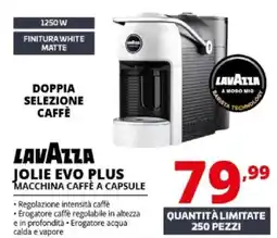 Comet Lavazza jolie evo plus macchina caffè a capsule offerta