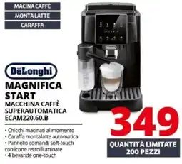 Comet Delonghi magnifica start macchina caffè superautomatica ECAM220.60.B offerta