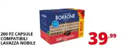 Comet Caffe borbone 200 pz capsule compatibili lavazza nobile offerta