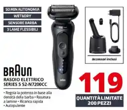 Comet BRAUN RASOIO ELETTRICO SERIES 5 52-N7200CC offerta