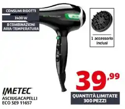 Comet IMETEC ASCIUGACAPELLI ECO SE9 11657 offerta