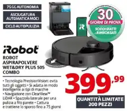 Comet Robot aspirapolvere wet&dry plus 505 combo offerta