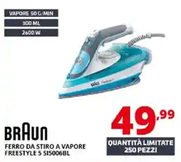Comet Braun ferro da stiro a vapore freestyle 5 SI5006BL offerta