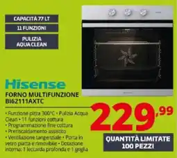 Comet Hisense FORNO MULTIFUNZIONE B162111AXTC offerta