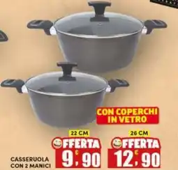 Maury's MA MAISION Casseruola con 2 manici 22 cm offerta