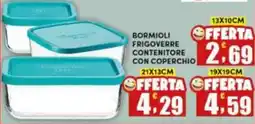 Maury's Bormioli frigoverre contenitore con coperchio 21x13 cm offerta