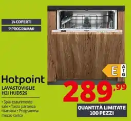 Comet Hotpoint LAVASTOVIGLIE H21 HUD526 offerta