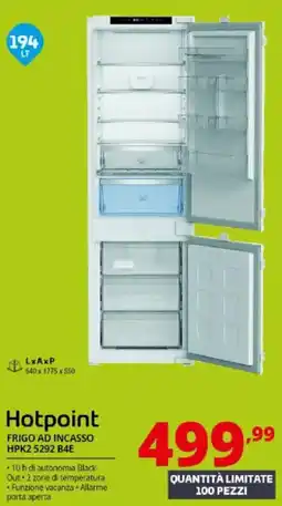 Comet Hotpoint FRIGO AD INCASSO HPK2 5292 B4E offerta
