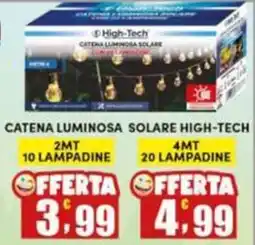 Maury's Catena luminosa solare HIGH-TECH offerta