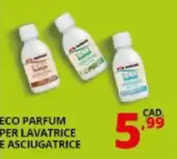 Comet Meliconi eco parfum per lavatrice e asciugatrice offerta